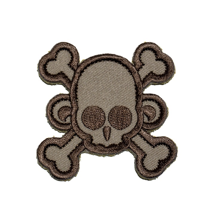 MSM Skullmonkey - Crossbones Patch<br>��MIL-SPEC MONKEY �������󥭡� �������ܡ��� �ѥå��ۥߥ꥿�꡼ ���Х��Х륲���� ��åڥ� �٥륯���դ�
