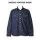 HOUSTON 40511 USA���åȥ�ǥ˥��������<br>�ڥҥ塼���ȥ� USA COTTON DENIM WORK SHIRT�ۥ�� ��ǥ����� �ߥ꥿�꡼ �����ȥɥ� �����奢�� �ǥ˥ॷ��� �������� ������ơ��� �ǥ��꡼�桼�� ���ʻȤ� Ĺµ USA���åȥ�