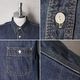 HOUSTON 40511 USA���åȥ�ǥ˥��������<br>�ڥҥ塼���ȥ� USA COTTON DENIM WORK SHIRT�ۥ�� ��ǥ����� �ߥ꥿�꡼ �����ȥɥ� �����奢�� �ǥ˥ॷ��� �������� ������ơ��� �ǥ��꡼�桼�� ���ʻȤ� Ĺµ USA���åȥ�