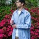 AVIREX BASIC CHAMBRAY LONG SLEEVE SHIRT<br>�ڥ�������å��� �١����å� �����֥졼 Ĺµ����ġ�7833920003 ��� �ߥ꥿�꡼ �����ȥɥ� �����奢�� �����٥졼����� �١����å� ����åɥ��顼 ���ӥ�å��� Ĺµ����� �֥롼