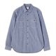AVIREX BASIC CHAMBRAY LONG SLEEVE SHIRT<br>�ڥ�������å��� �١����å� �����֥졼 Ĺµ����ġ�7833920003 ��� �ߥ꥿�꡼ �����ȥɥ� �����奢�� �����٥졼����� �١����å� ����åɥ��顼 ���ӥ�å��� Ĺµ����� �֥롼