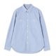 AVIREX BASIC CHAMBRAY LONG SLEEVE SHIRT<br>�ڥ�������å��� �١����å� �����֥졼 Ĺµ����ġ�7833920003 ��� �ߥ꥿�꡼ �����ȥɥ� �����奢�� �����٥졼����� �١����å� ����åɥ��顼 ���ӥ�å��� Ĺµ����� �֥롼
