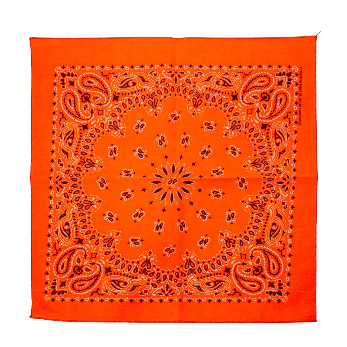 THE BANDANNA COMPANY NEON PAISLEYS BANDANNA �ڥХ���ʥ���ѥˡ� �ͥ���  �ڥ����꡼ �Х���ʡۥߥ꥿�꡼ �����奢�� �����ȥɥ� ���Х��Х륲���� ���Х� �ϥ󥫥� �Х���� �ڥ����꡼�� �ͥ��� �ָ���