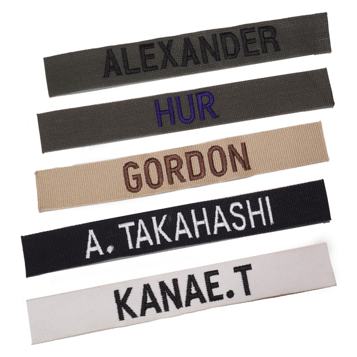 実物 ミリタリー　ネームテープ　us airforce /maxwell USAF NAME TAPE BDU用 OD<br>【刺繍ネームテープ アメリカ空軍用