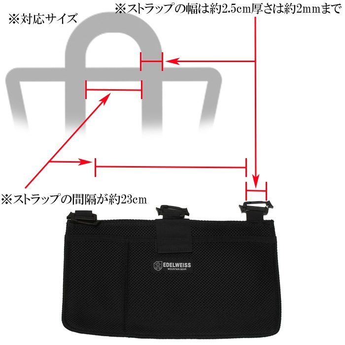 EDELWEISS BSA-1316 UL TOTE OPTION ipad CASE <br>ڥХåȡۥХꥹƥå  ߥ꥿꡼ 奢 ȥɥ Хå i-pad case