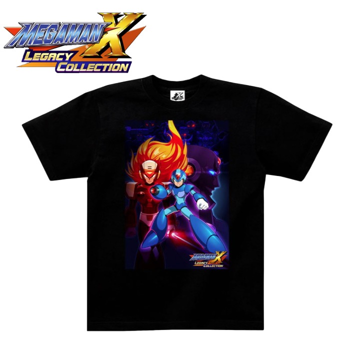 MEGAMAN X �ӥ��奢��T����� �ԥ����<br>��Megaman X Visual T-Shirts�ۥ�� ��ǥ����� �ߥ꥿�꡼ �����奢�� CAPCOM ���ץ��� ������ ����饯���� T����� ���åȥ� �ȥåץ� �ץ��� ���åȥ��� ������ OUTLET