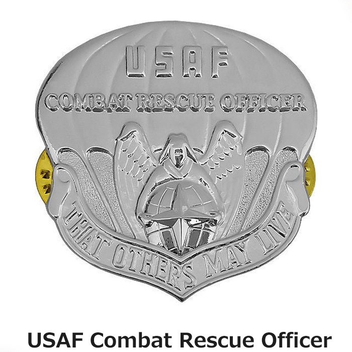 Vanguard USAF Combat Rescue Officer BADGE<br>�ڥ����󥬡��� CRO�Хå��ۥХå� ������ �ߥ꥿�꡼ �����奢�� ���Х� ���� ���������꡼ �����ץ� USAF USMC ARMY USN ���� ���� PJ PARA ���饯 ���ե��˥�����  ���� �Хå�