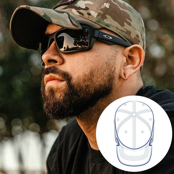 Notch Gear adjustable operator cap OCP 2X2�ڥΥå����� �����㥹���֥� ���ڥ졼��������å� OCP 2X2�ۥ�� �ߥ꥿�꡼ �����ȥɥ� ���Х��Х륲���� ���Х� ���顼����å� ���塼��������å� �º� multicam OCP