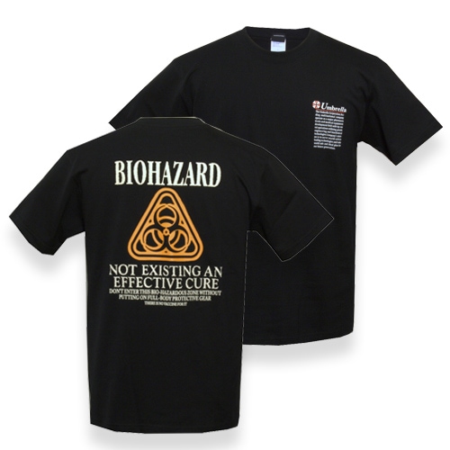 biohazard Umbrella CAUTION T�����<br>�ڥХ����ϥ����� Umbrella ��������� Tee��resident evil �������� ���ץ��� ������ CAPCOM ���  ���롼�ͥå� ���åȥ� �ץ��� �ߥ꥿�꡼ �����奢�� ���Х� ����֥�� �ȥåץ� ����ʡ� Ⱦµ OUTLET  SALE