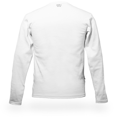 AVIREX �ǥ��꡼ ���롼�ͥå������󥰥��꡼�� T�����<br>�ڥ��ӥ�å��� Daily Crewneck Long Sleeve Tee�� ��� �ߥ꥿�꡼ �����奢�� �Х��� �ġ���� �Ť��� Ĺµ �ץ��� ����ʡ� �ȥåץ� �����Х� �ѵ��� ������ ����� ���ʻȤ� OUTLET
