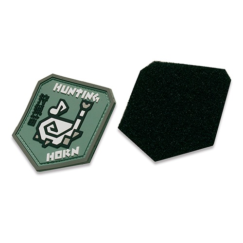 Monster Hunter PVC PATCH / HUNTING HORN <br>�ڥ�󥹥����ϥ󥿡� ����ū �ѥå� ���ץ��� capcom�ۥ�� �ߥ꥿�꡼ �����奢�� �����ȥɥ� ������ �ѥå��ѥͥ� ��åڥ�