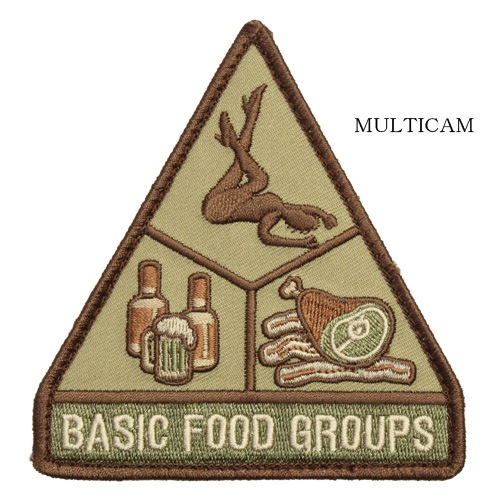 MSM BASIC FOOD GROUPS PATCH<br>��MIL-SPEC MONKEY �ߥ륹�ڥå�����󥭡� �١����å� �ա��� ���롼�� �ѥå��ۥߥ꥿�꡼ ���Х��Х륲���� ��åڥ� �٥륯���դ� ���硼����