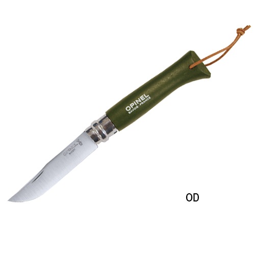 OPINEL ���ƥ�쥹�������� �ʥ��� #8 w/������<br> �ڥ��ԥͥ� stainless steel knife #8�ۥߥ꥿�꡼ �����ȥɥ� �ե�����ǥ��󥰥ʥ��� ��ɳ�դ����֥å��奯��ե�