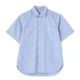 AVIREX BASIC CHAMBRAY S/S SLEEVE SHIRT<br>�ڥ�������å��� �١����å� �����֥졼 Ⱦµ����ġ�7833923003 ��� �ߥ꥿�꡼ �����ȥɥ� �����奢�� �����٥졼����� �١����å� ����åɥ��顼 ���ӥ�å��� Ⱦµ����� �֥롼 �ƥ���� S/S