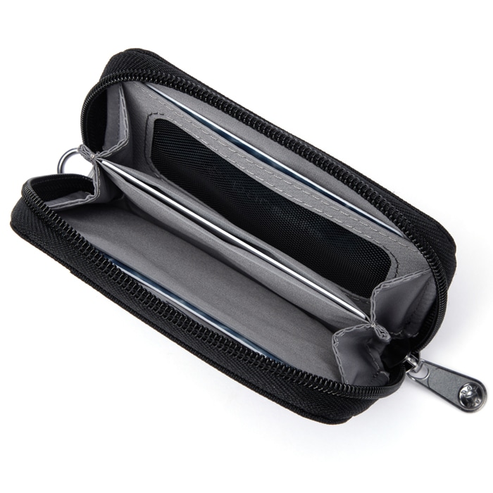 PacSafe RFID SAFE CARD WALLET <br>�ڥѥå������� RFIG �����ե����ɥ�����åȡۥ�� �ߥ꥿�꡼ �����奢�� �����ȥɥ� ι�� �л� EDC  ������ ���� �������ƥ� pacsefe PACSAFE ��ǥ����� ���åץ�����å� �����ɥ����� ����