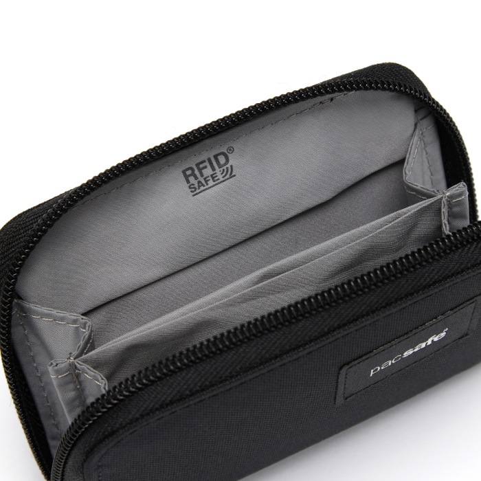 PacSafe RFID SAFE CARD WALLET <br>�ڥѥå������� RFIG �����ե����ɥ�����åȡۥ�� �ߥ꥿�꡼ �����奢�� �����ȥɥ� ι�� �л� EDC  ������ ���� �������ƥ� pacsefe PACSAFE ��ǥ����� ���åץ�����å� �����ɥ����� ����