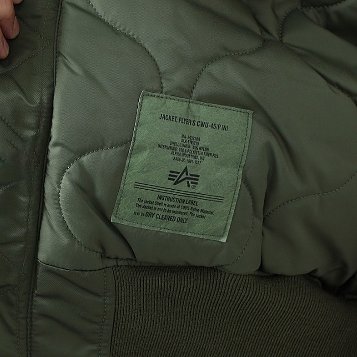 ALPHA 2030 CWU-45/P ե饤ȥ㥱å<br>ڥե CWU-45/P Flight Jacketۥ ߥ꥿꡼ 奢 ȥɥ Х ġ  եåץݥå ѥå ʥ ݥꥨƥ Ʒ 󥿡ǥ ѥå  ݲ