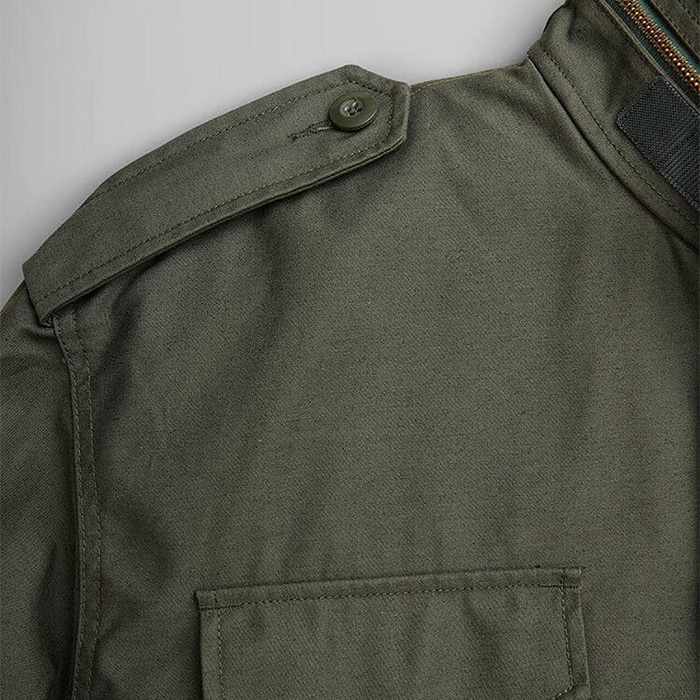 ALPHA ALPHA M-65 FIELD COAT<br>�ڥ���ե� M-65 �ե������ �����ȡۥ�� �ߥ꥿�꡼ �����奢�� �����ȥɥ� ���ȥ꡼�� �Х��� �ġ���� �ݥ��å� �ɥåȥܥ��� ���åѡ� �������� ���åȥ� ������ɥ��顼 �٥륯�� ���� ARMY �����ߡ�