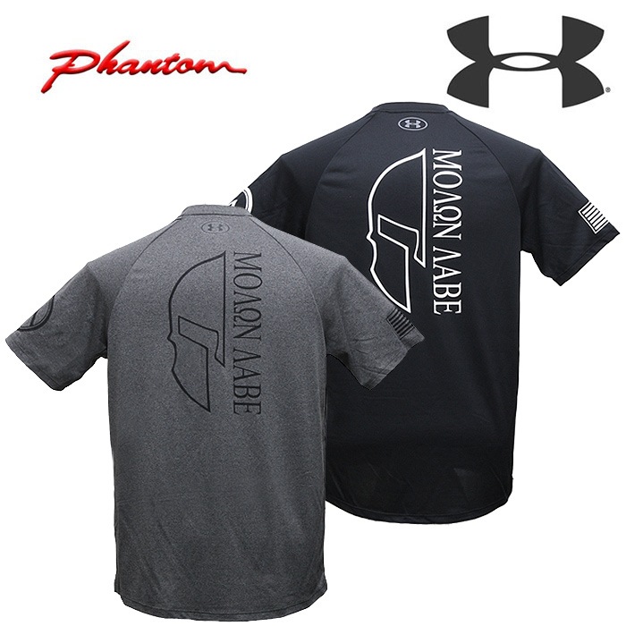 PHANTOM��UA ���ѥ륿�󡦥إ��å� T�����<br>�ڥե���ȥ� ���ꥸ�ʥ� Under Armour ������������ޡ� Spartan Helmet�ۥ�� �ߥ꥿�꡼ �Х��� �ġ���� ��������� �л� �����奢�� �����ȥɥ� �ȥåץ� Ⱦµ �ü����� NAVY SEAL �ͥ��ӡ� �����륺 DEVGRU