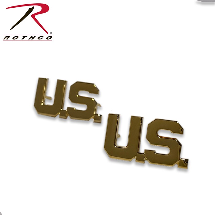 ROTHCO��U.S. �ԥ�Хå� �������<br>��ROTHCO U.S. PINS GOLD��2�����Хå� ������ �ߥ꥿�꡼ �����奢�� ���Х� ���� ���������꡼ �����ץ� USAF USMC ARMY USN ���� ���� ��ʼ�� Φ��