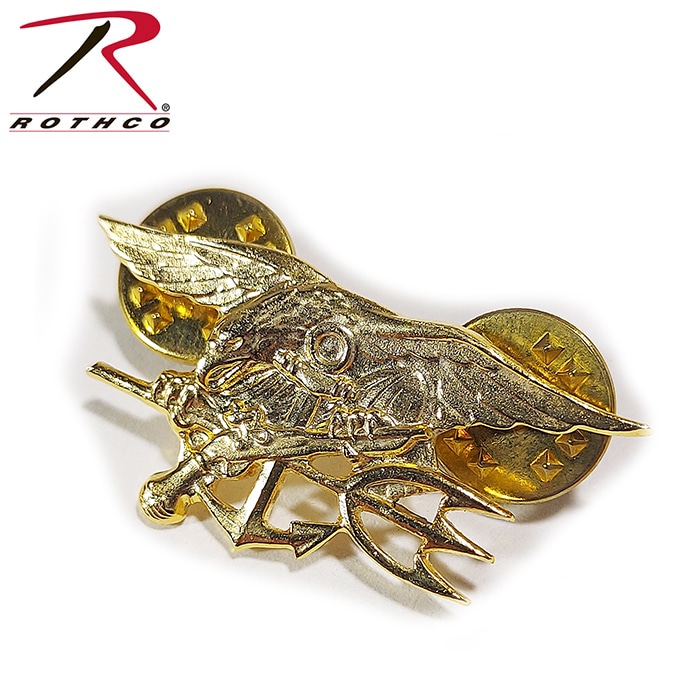 ROTHCO NAVY SEALs ピンバッジ GOLD<br>【ロスコ アメリカ海軍 BADGE