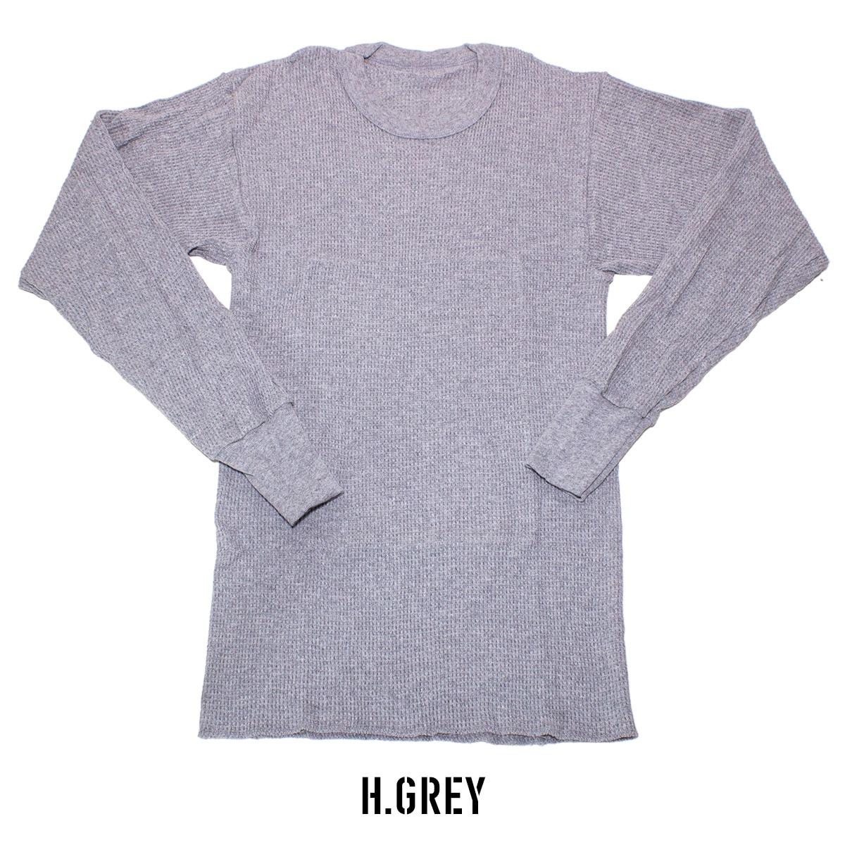 INDERA MILLS #839LS Men's Cotton Heavyweight Waffle Thermal Crew<br>�ڥ���ǥ� �ߥ륺 ��� ���åȥ� �إӡ��������� ��åե� �����ޥ� ���롼�ۥߥ꥿�꡼ �����ȥɥ�  ����ʡ� �ݲ� Ĺµ �ɴ� �١����쥤�䡼