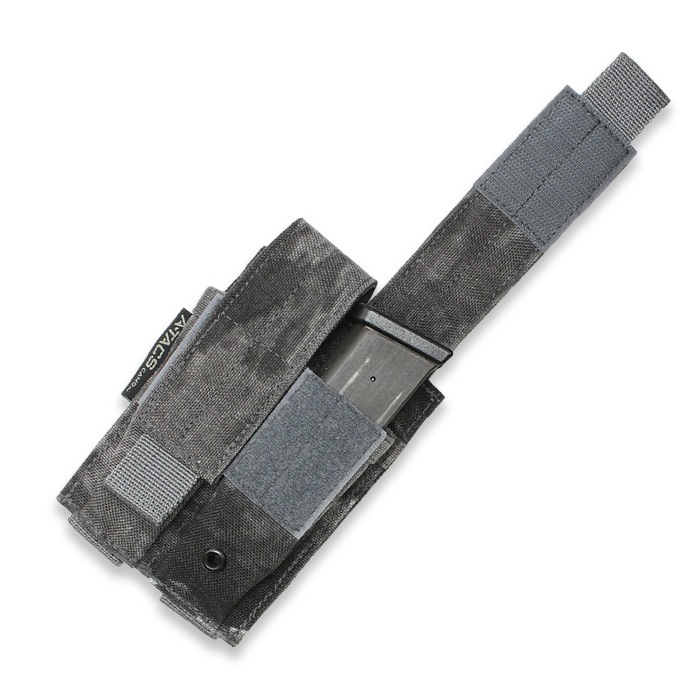 TP ���֥� �ԥ��ȥ�MAG�ݡ��� A-TACS GHOST<br>��tactical performance Double Pistol MAG Pouch�� ��� �ߥ꥿�꡼ ���Х� �����ȥɥ� �Х��� �ġ���� ��������� �ʥ����� �٥륯�� MOLLE OUTLET