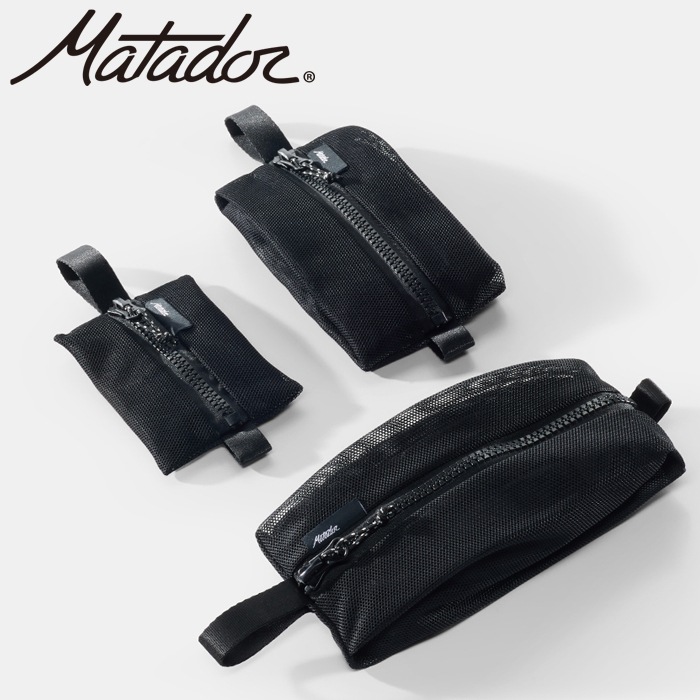 Matador MESH ORGANIZER BAG SET(3-PACK)�ڥޥ��ɡ��� ��å��奪�����ʥ������Хå�3���å�(S/M/L)��<br>�����ȥɥ� ������ �ϥ����� ����åԥ� ��������� ι�� ���ե� ¿��ǽ �Хå����å� ��å����Ǻ� ι �ȥ�٥� EDC ����Ȥ� ���� ��Ǽ ��� ��ǥ����� ���å�
