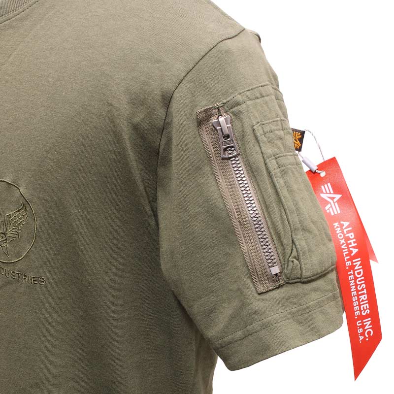 アルファ Tc1152 シガーポケットtシャツ Br Alpha Pocket Tee ミリタリー カジュアル 刺繍 Ma 1 通販 ｔシャツ ファントム通信販売