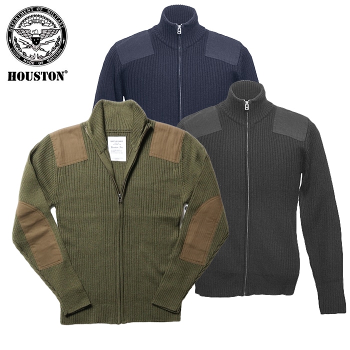 HOUSTON No.2510 ���ޥ�� ZIP ��������<br>�ڥҥ塼���ȥ�ۥ�� �ߥ꥿�꡼ �����奢�� �����ߡ� �����ե����� army airforce �ߥ꥿�꡼�������� �����ǥ����� ���åץ�������