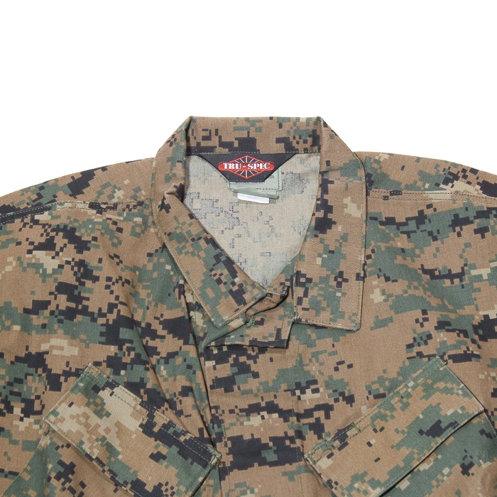 TRU-SPEC TRU PIXEL CAMO BDU JACKET<br>�ڥȥ��롼���ڥå� �ԥ����륫�� BDU ���㥱�åȡۥ�� �ߥ꥿�꡼ ���Х� �����ȥɥ� �����奢�� �л� �Х��� �ġ���� �ȥåץ� �����ƥ����� �ե�åץݥ��å� ���åȥ� 