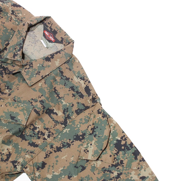 TRU-SPEC TRU PIXEL CAMO BDU JACKET<br>�ڥȥ��롼���ڥå� �ԥ����륫�� BDU ���㥱�åȡۥ�� �ߥ꥿�꡼ ���Х� �����ȥɥ� �����奢�� �л� �Х��� �ġ���� �ȥåץ� �����ƥ����� �ե�åץݥ��å� ���åȥ� 