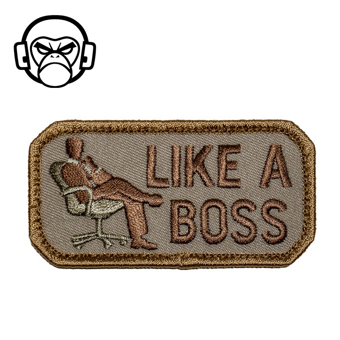 MSM Like A Boss Patch<br>MIL-SPEC MONKEY 饤  ܥ ѥåۥߥ꥿꡼ ХХ륲 åڥ ٥륯դ