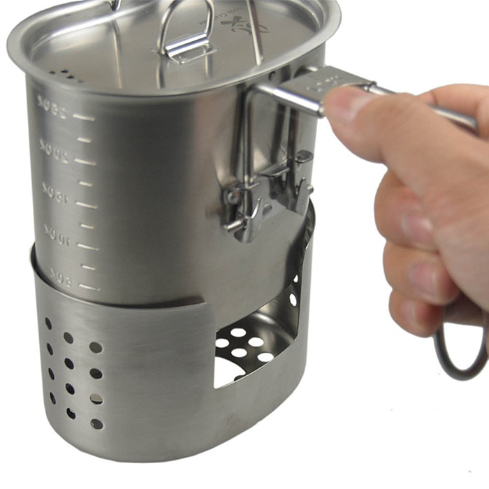 Bush Craft Inc. �����ƥ����󥯥å������å�<br>�ڥ֥å��奯��ե� Canteen Cooker Kit�ۥߥ꥿�꡼ �����ȥɥ� ������ ���å� ��å� ���ȥ� ���ȡ��� Ĵ����� ���ƥ�쥹 �ե��ǥ����ƥ��� �Х��� �ġ���� ��������� ��ž�� �л� ι�� �ɺ� ���Х��Х� �ҳ�
