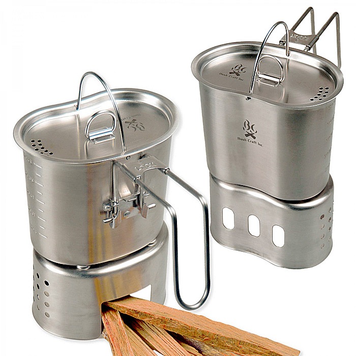 Bush Craft Inc. �����ƥ����󥯥å������å�<br>�ڥ֥å��奯��ե� Canteen Cooker Kit�ۥߥ꥿�꡼ �����ȥɥ� ������ ���å� ��å� ���ȥ� ���ȡ��� Ĵ����� ���ƥ�쥹 �ե��ǥ����ƥ��� �Х��� �ġ���� ��������� ��ž�� �л� ι�� �ɺ� ���Х��Х� �ҳ�