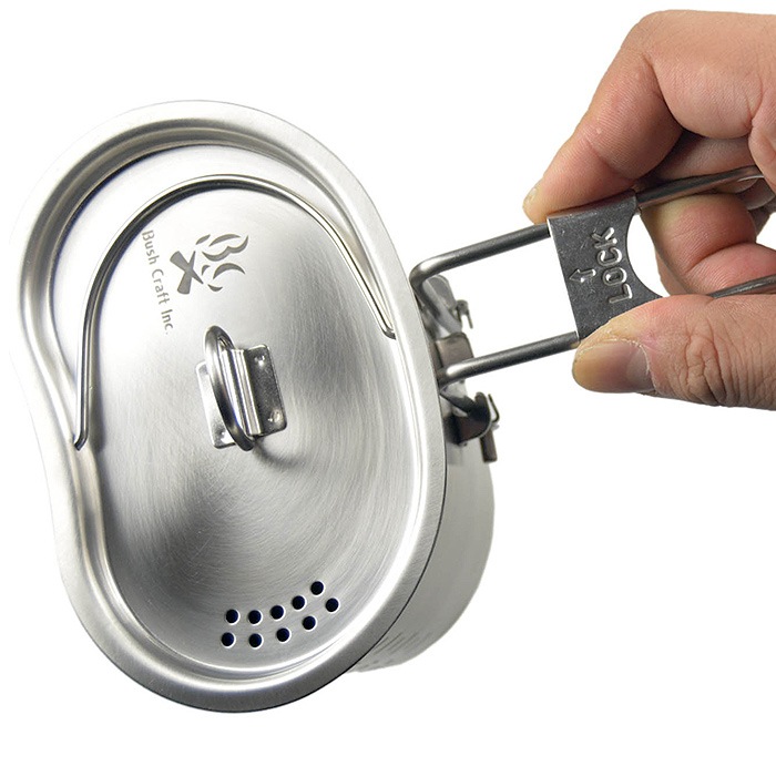 Bush Craft Inc. �����ƥ����󥯥å������å�<br>�ڥ֥å��奯��ե� Canteen Cooker Kit�ۥߥ꥿�꡼ �����ȥɥ� ������ ���å� ��å� ���ȥ� ���ȡ��� Ĵ����� ���ƥ�쥹 �ե��ǥ����ƥ��� �Х��� �ġ���� ��������� ��ž�� �л� ι�� �ɺ� ���Х��Х� �ҳ�