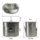 Bush Craft Inc. �����ƥ����󥯥å������å�<br>�ڥ֥å��奯��ե� Canteen Cooker Kit�ۥߥ꥿�꡼ �����ȥɥ� ������ ���å� ��å� ���ȥ� ���ȡ��� Ĵ����� ���ƥ�쥹 �ե��ǥ����ƥ��� �Х��� �ġ���� ��������� ��ž�� �л� ι�� �ɺ� ���Х��Х� �ҳ�