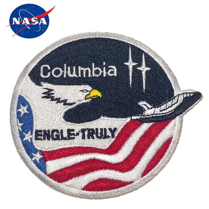 NASA PATCH  Columbia ENGLE-TRULY<br>�ڥʥ� �ѥå� ������ӥ������󥰥롦�ȥ��롼�꡼��<br> �ߥ꥿�꡼ �����ȥɥ� �����奢�� ���Х� �ɽ� ��åڥ� �ѥå��ѥͥ� �٥륯�� ���� ���� �����ץ�