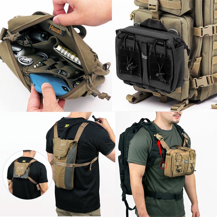 MAGFORCE MF-A3571 Entourage Chest Rig<br>�ڥޥ��ե����� ����ȥ顼���� �������ȥꥰ�ۥߥ꥿�꡼ �����奢�� �����ȥɥ� ���Х� ���Х����ޡ� �Х��� ��ž�� MTB �ϥ��ɥ졼����� �������ȥꥰ �Хå� BAG