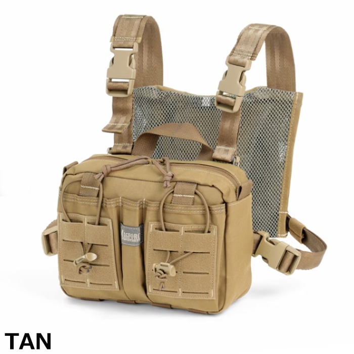 MAGFORCE MF-A3571 Entourage Chest Rig<br>�ڥޥ��ե����� ����ȥ顼���� �������ȥꥰ�ۥߥ꥿�꡼ �����奢�� �����ȥɥ� ���Х� ���Х����ޡ� �Х��� ��ž�� MTB �ϥ��ɥ졼����� �������ȥꥰ �Хå� BAG