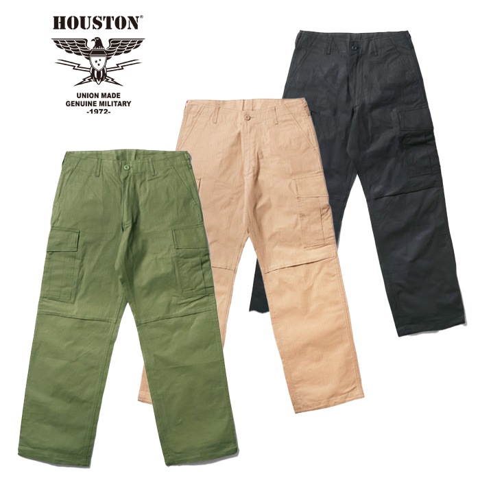 HOUSTON 1883 RIPSTOP BDU PANTS�ڥҥ塼���ȥ� ��åץ��ȥå� BDU�ѥ�ġ� ��� �����奢�� ���ȥ꡼�� �����Х� �Х��� �ġ���� 6�ݥ��å� �������ѥ�� ������� ������� �ҥ塼���ȥ� houston 1883