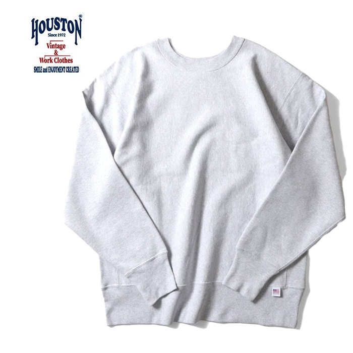HOUSTON 22177 U.S. COTTON R/W SWEAT<br>�ڥҥ塼���ȥ� 22177 U.S. ���åȥ�R/W �������åȡ�<br>��� ��ǥ����� �ߥ꥿�꡼ �����ȥɥ� �����奢�� �������å� ���åȥ�100�� ��С����������� ��ץ������� �ץ��� ΢���� �ȥ졼�ʡ� ��ץꥫ