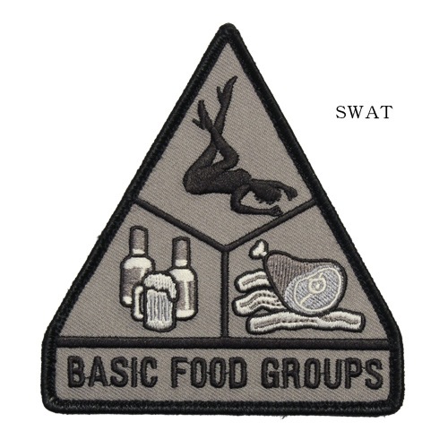 MSM BASIC FOOD GROUPS PATCH<br>��MIL-SPEC MONKEY �ߥ륹�ڥå�����󥭡� �١����å� �ա��� ���롼�� �ѥå��ۥߥ꥿�꡼ ���Х��Х륲���� ��åڥ� �٥륯���դ� ���硼����