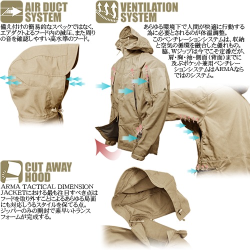 ARMA TACTICAL DIMENSION JACKET  / MULTICAM(RIP STOP)<br>ڥ ƥ ǥ󥷥 㥱å ޥۥ ߥ꥿꡼ ХХ륲 Х ȥɥ ޥƥ ꡼ crye 饤 ʪ