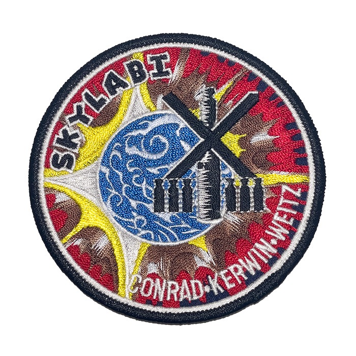 NASA PATCH  SKYLAB 1<br>�ڥʥ� �ѥå� ���������1��<br> �ߥ꥿�꡼ �����ȥɥ� �����奢�� ���Х� �ɽ� ��åڥ� �ѥå��ѥͥ� �٥륯�� ���� ���� �����ץ�