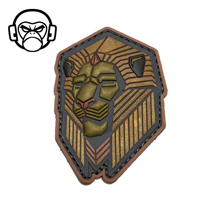 MSM Industrial Lion PVC Patch<br>MIL-SPEC MONKEY ȥꥢ 饤 PVC ѥåۥߥ꥿꡼ ХХ륲 åڥ ٥륯դ