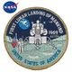NASA PATCH  FIRST LUNAR LANDING OF MANKIND 1969<br>�ڥʥ� �ѥå� ���ݥ�11�� ������Φ 1969ǯ��<br> �ߥ꥿�꡼ �����ȥɥ� �����奢�� ���Х� �ɽ� ��åڥ� �ѥå��ѥͥ� �٥륯�� ���� ���� �����ץ�