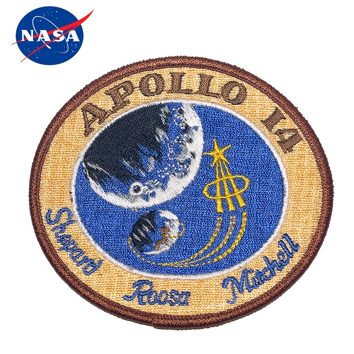 NASA PATCH  APOLLO 14<br>�ڥʥ� �ѥå� ���ݥ�14���<br> �ߥ꥿�꡼ �����ȥɥ� �����奢�� ���Х� �ɽ� ��åڥ� �ѥå��ѥͥ� �٥륯�� ���� ���� �����ץ�
