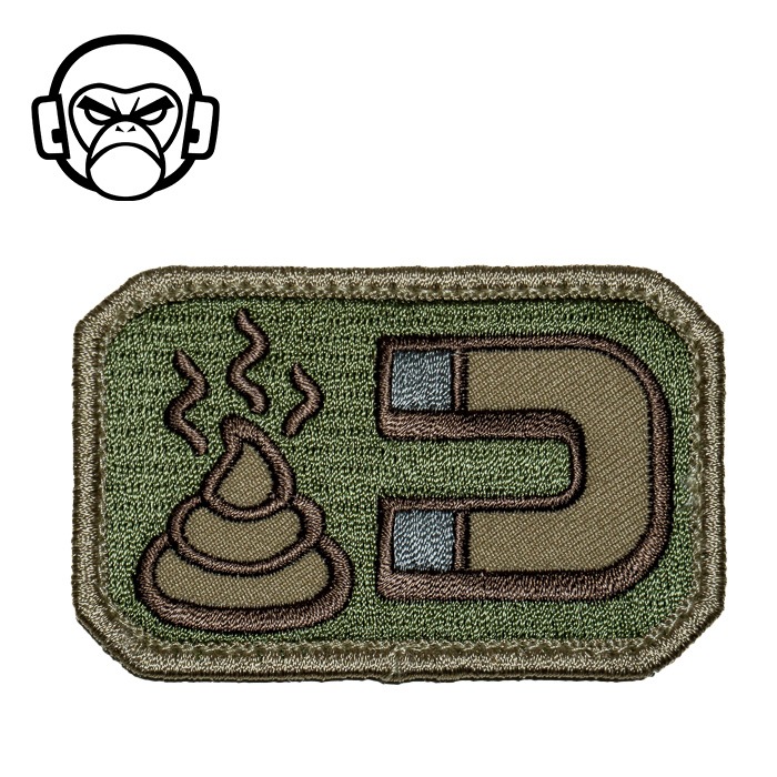 MSM Shit Magnet Patch<br>MIL-SPEC MONKEY å ޥͥå ѥåۥߥ꥿꡼ ХХ륲 åڥ ٥륯դ