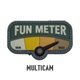 MSM Fun Meter 3in PVC Morale Patch<br>MIL-SPEC MONKEY ե᡼ 3in PVC 顼 ѥåۥߥ꥿꡼ ХХ륲 åڥ ٥륯դ
